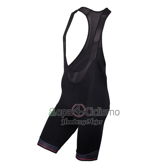 Giro d'Italia Ropa Ciclismo Culotte Corto 2016 Hombre Mangas Cortas Negro y Rojo